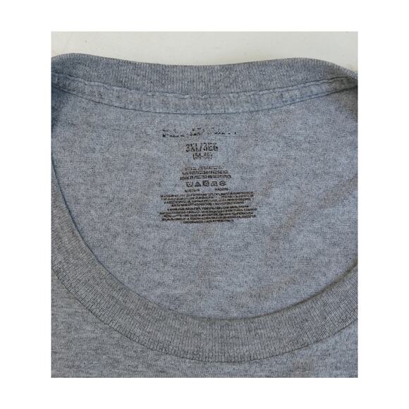 Realtree graphic t-shirt in gray with iconic camo antler logo sz 3XL outdoor - Picture 3 of 3